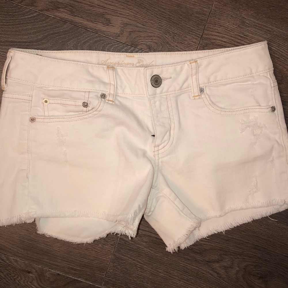 American Eagle White Shorts